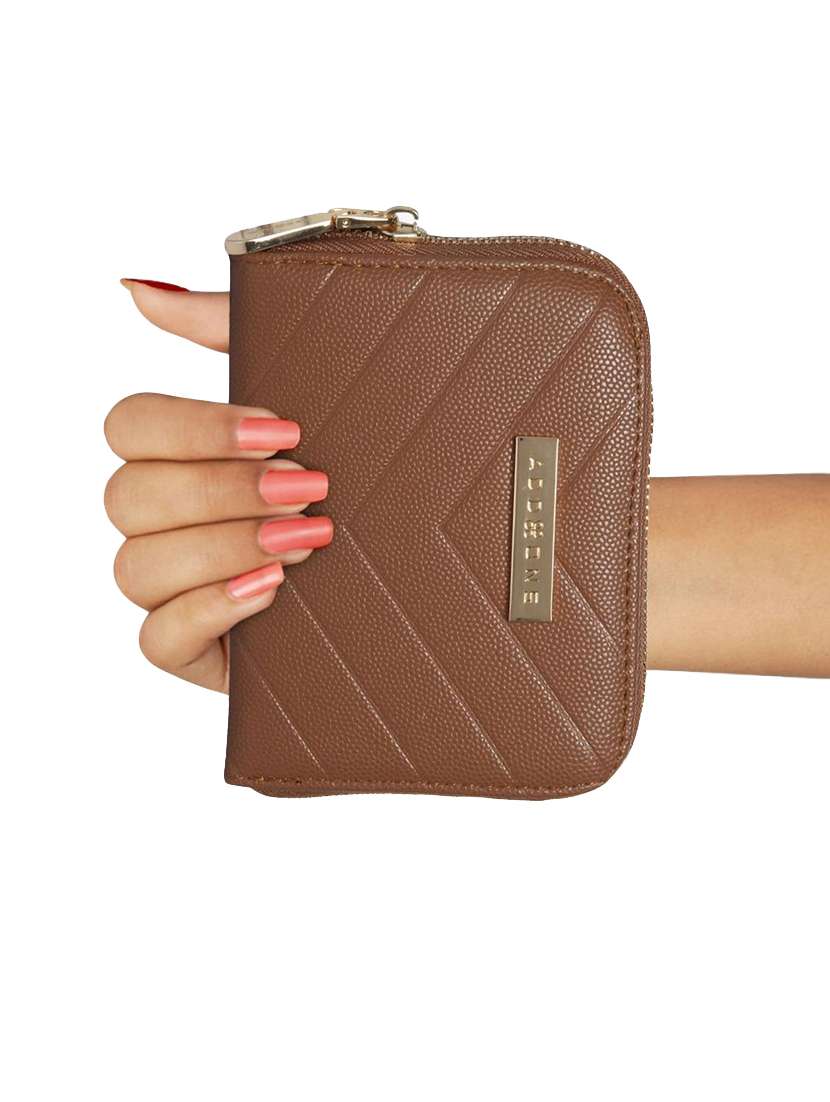 brown leatherette wallet - 14797764 -  Standard Image - 4