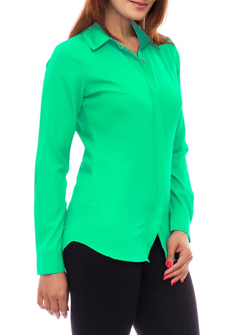 concealed placket solid shirt - 14800718 - Standard Image - 1
