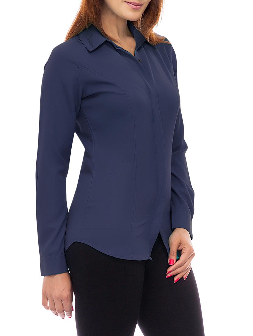 concealed placket long sleeved shirt - 14800719 -  Standard Image - 1