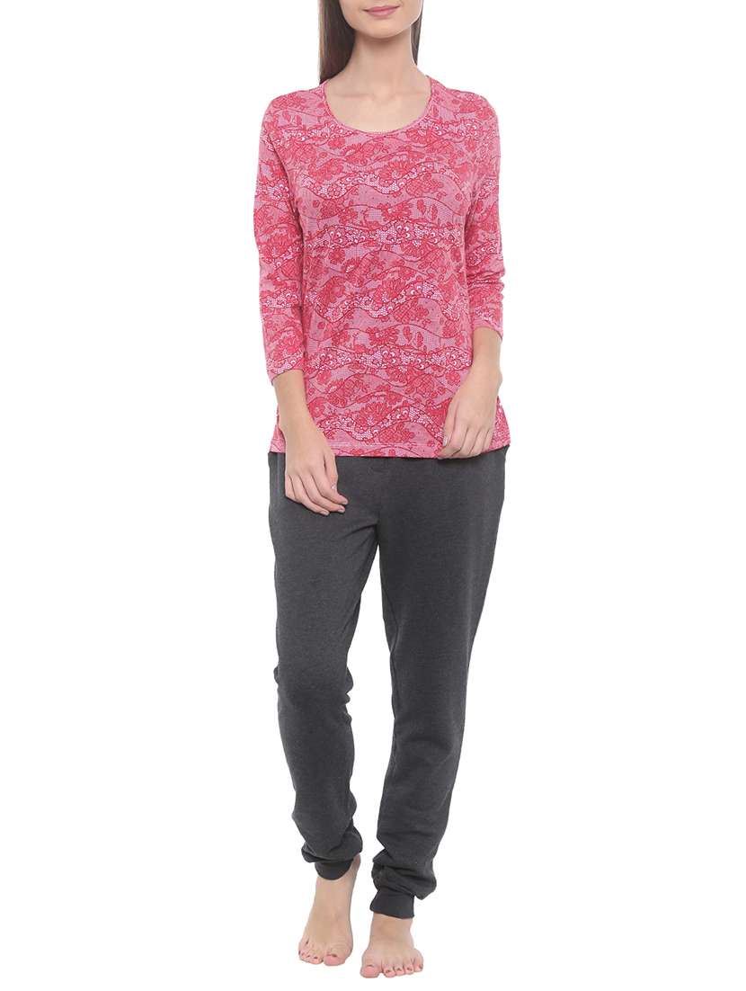 multicolored pyjama nightwear set