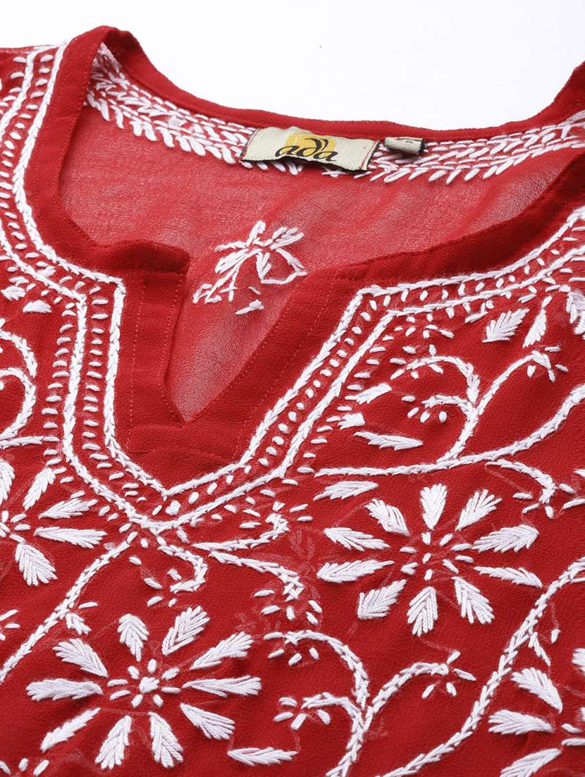 women's straight kurta - 14810674 - Standard Image - 4