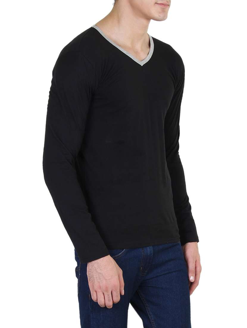 black cotton t-shirt - 14811821 -  Standard Image - 1