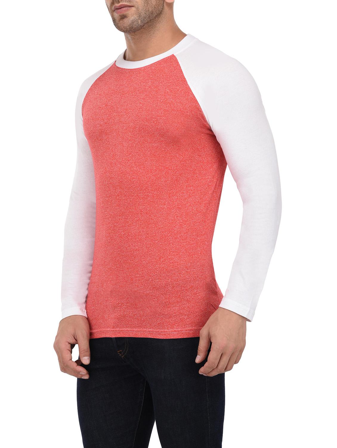 coral cotton raglan t-shirt - 14812555 - Standard Image - 1