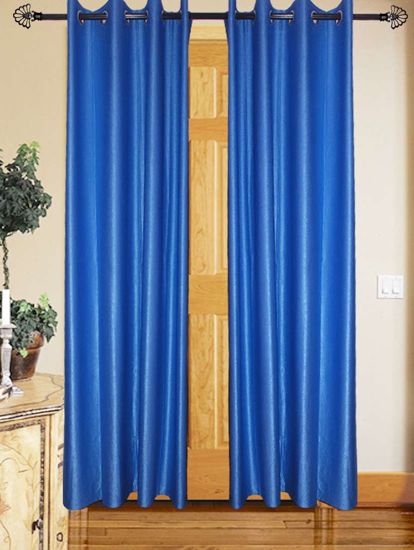 Home Desires Premium Crush Quality Set of 2 Door Curtains