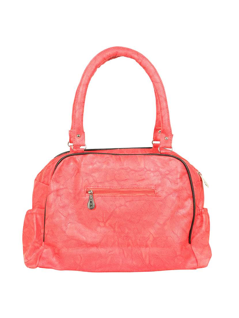 pink leatherette  regular handbag - 14816517 -  Standard Image - 1