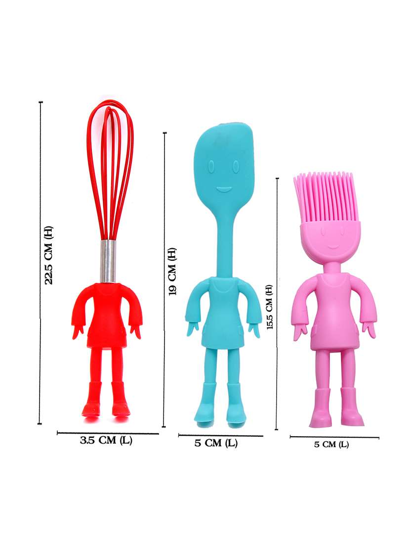 human cartoon shape spatula, whisker & basting brush - 14818042 -  Standard Image - 1