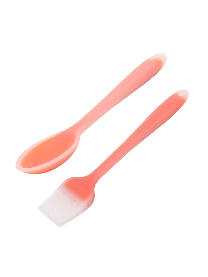 orange silicone made ladle & basting brush - 14818050 -  Standard Image - 1