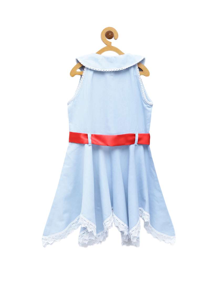 girls collared sleeveless frock - 14842325 -  Standard Image - 1
