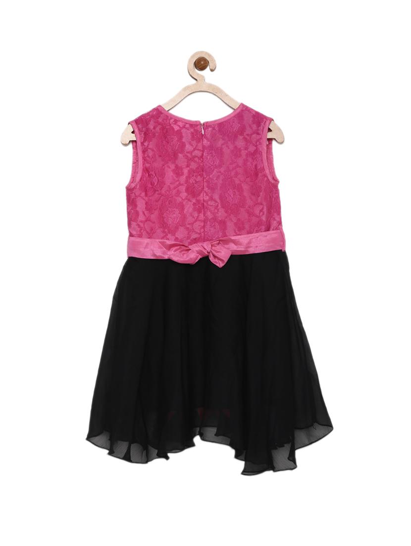 girls round neck sleeveless frock - 14842328 - Standard Image - 1