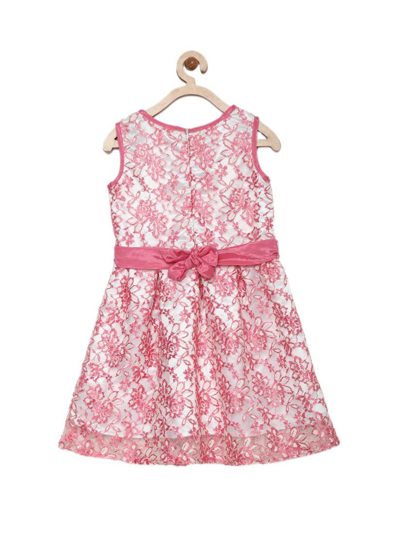 girls round neck sleeveless frock - 14842330 - Standard Image - 1