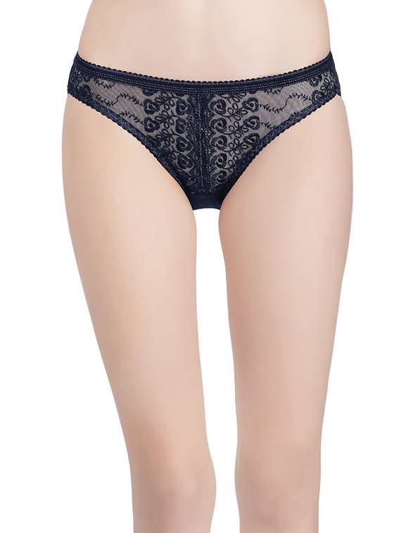 navy blue bikini panty