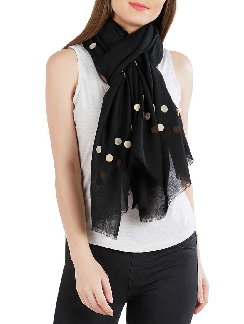 women's polka dots print stole - 14847387 -  Standard Image - 1