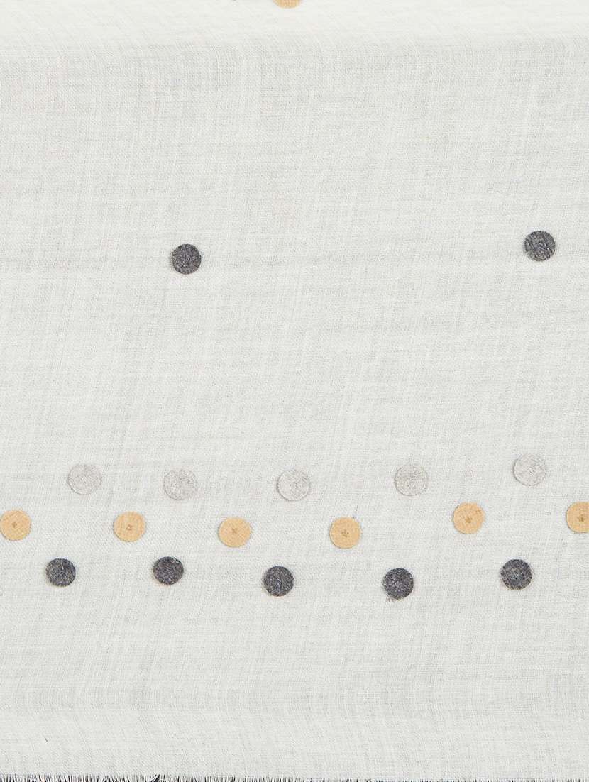 women's polka dots print stole - 14847388 - Standard Image - 4