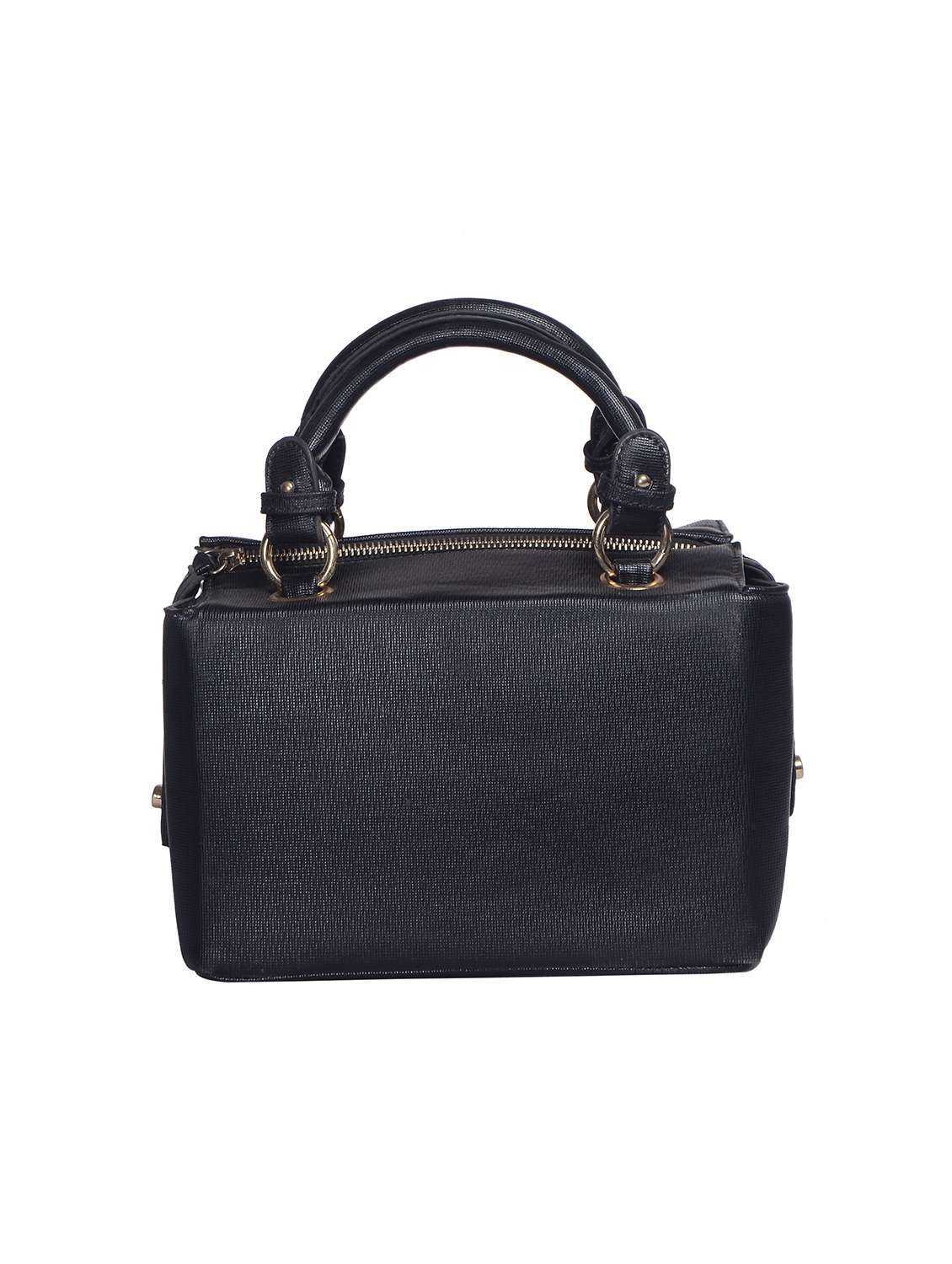 black leatherette  regular handbag - 14848773 -  Standard Image - 1