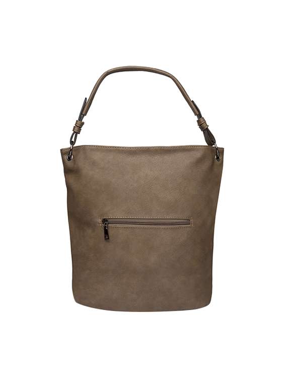 brown leatherette  hobo handbag - 14861556 -  Standard Image - 1