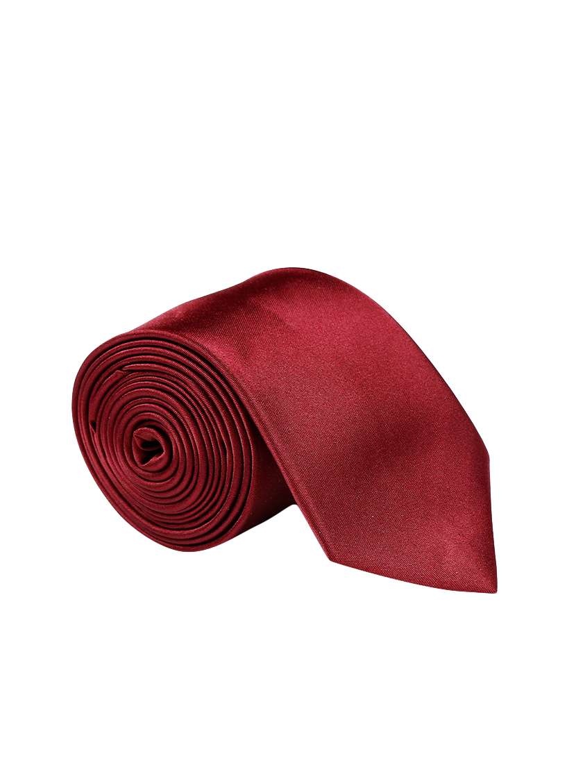 maroon satin tie