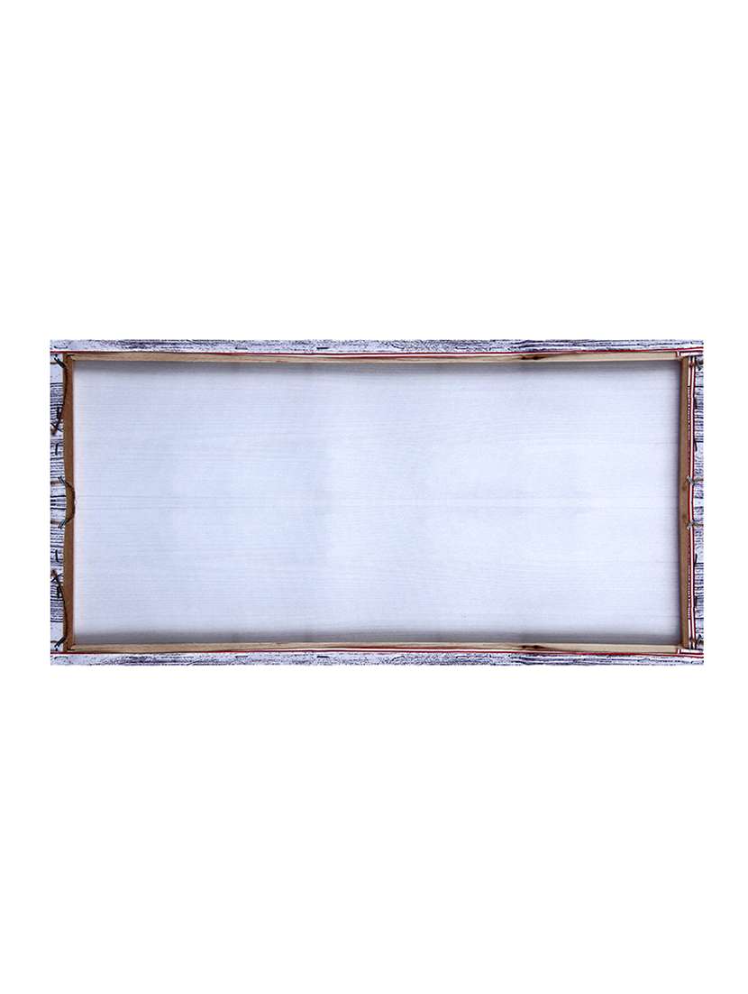white wooden board collage photo frame (5 photos) - 14869149 -  Standard Image - 1
