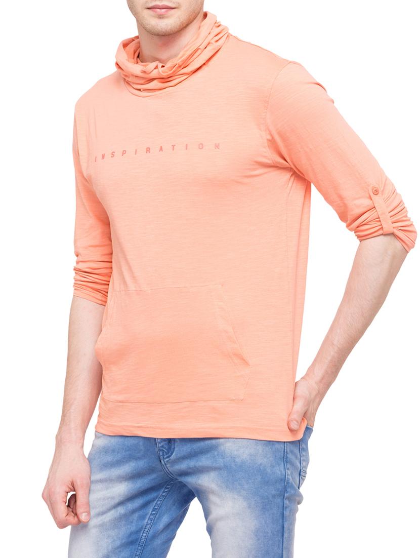 peach cotton t-shirt - 14869456 - Standard Image - 1