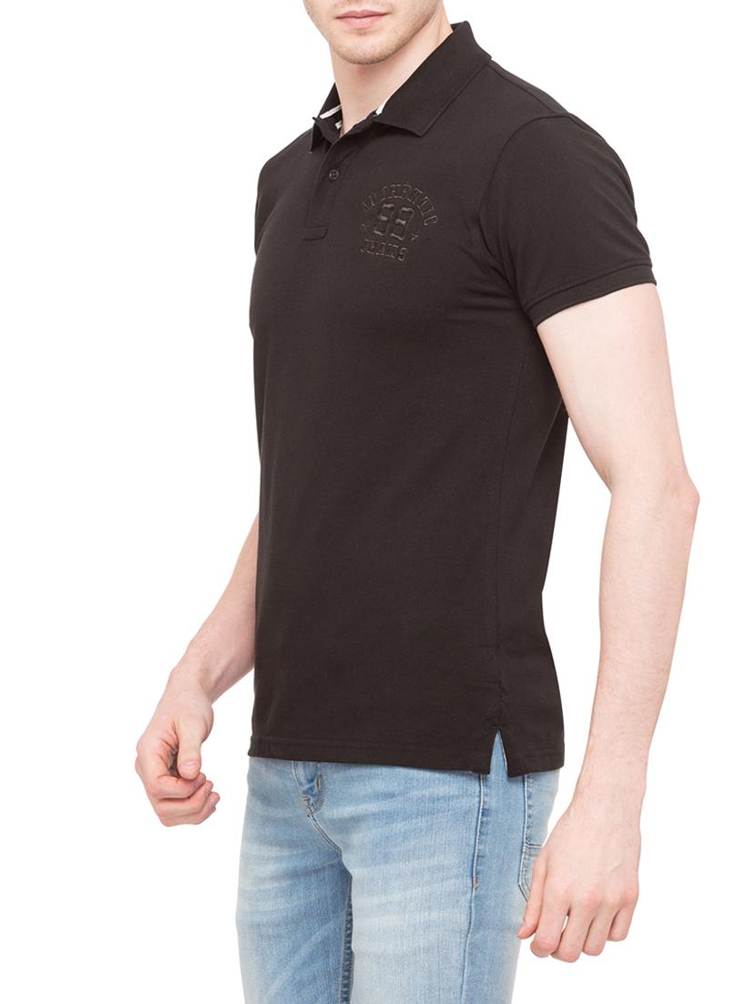 black cotton t-shirt - 14869474 - Standard Image - 1