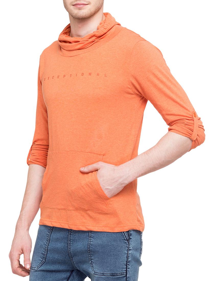 orange cotton pocket t-shirt - 14869552 - Standard Image - 1