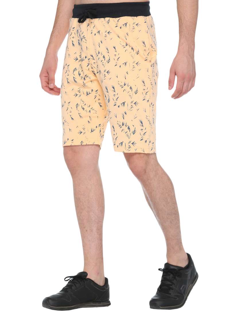 yellow cotton blend shorts - 14880086 -  Standard Image - 1