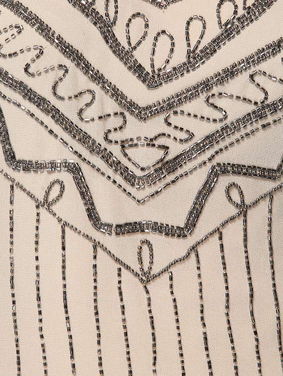 beige embellished shift dress - 14880286 -  Standard Image - 4