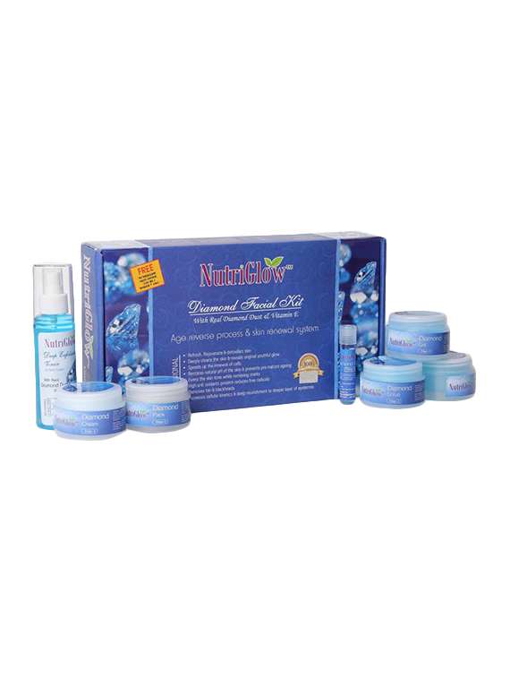 nutriglow diamond facial kit 310 g (set of 6)