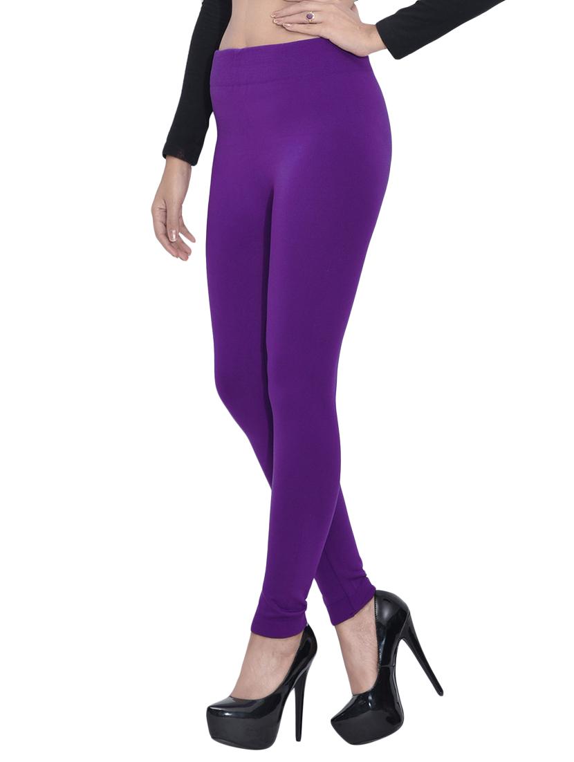 purple solid legging - 14885967 - Standard Image - 1