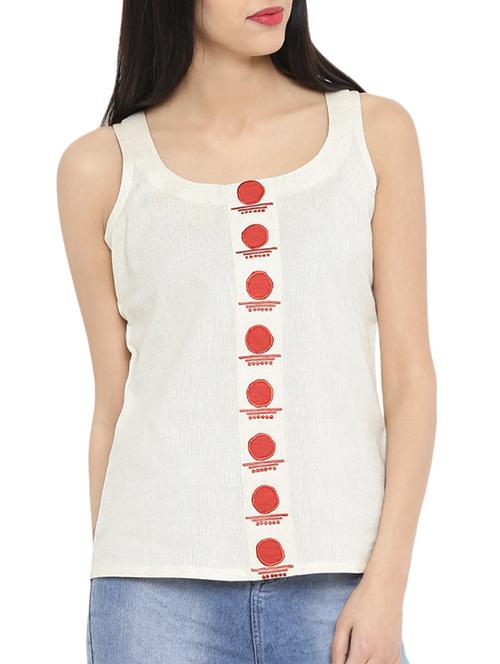 women's straight scoop neck top - 14890509 -  Standard Image - 0