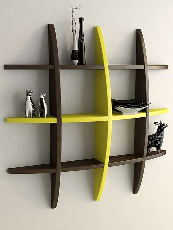 living decor globe shape wall shelves