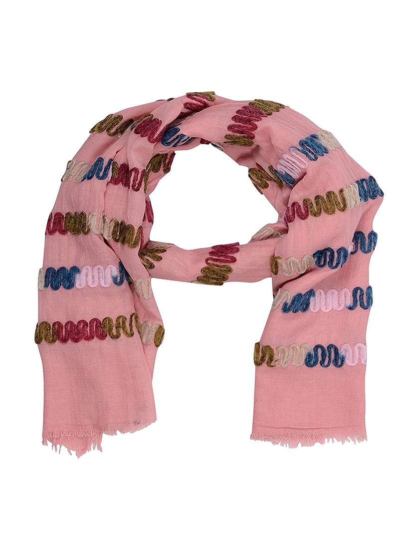 pink cotton stole