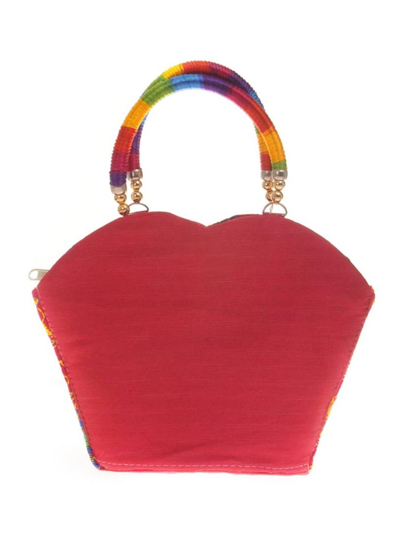 multi colored cotton polyester blend handbag - 14909772 - Standard Image - 1