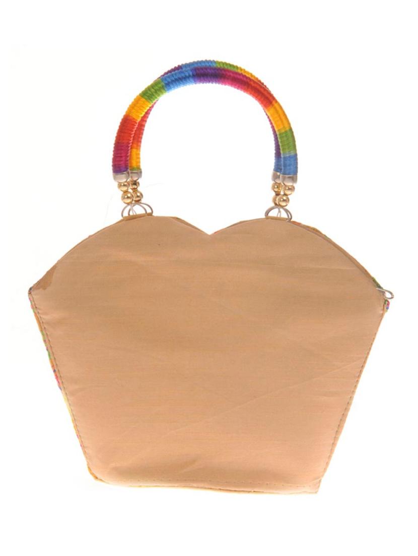 multi colored cotton polyester blend handbag - 14909774 -  Standard Image - 1