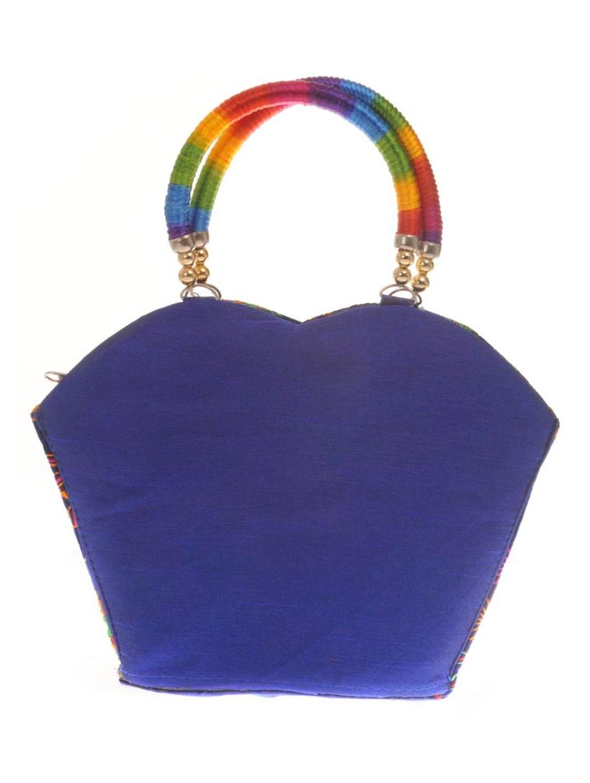 multi colored cotton polyester blend handbag - 14909777 - Standard Image - 1