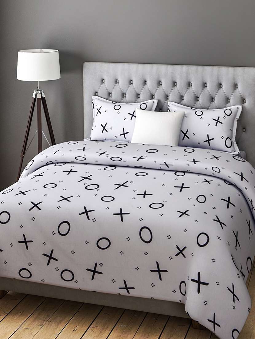 cotton double bedsheet with 2 pillow covers