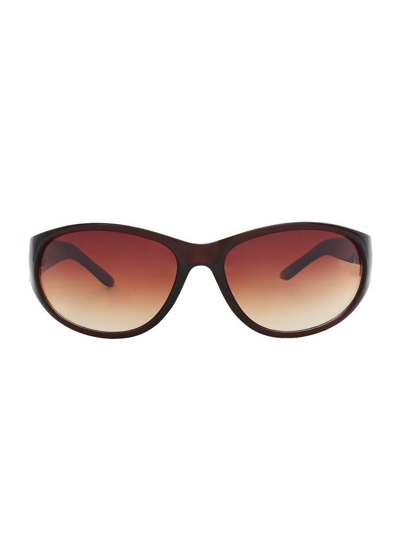 Zyaden Brown Oval Sunglasses For Women 417 - By