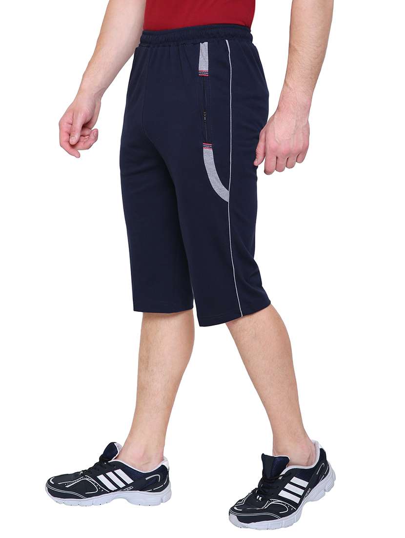 navy blue cotton three  fourths - 14926112 -  Standard Image - 1