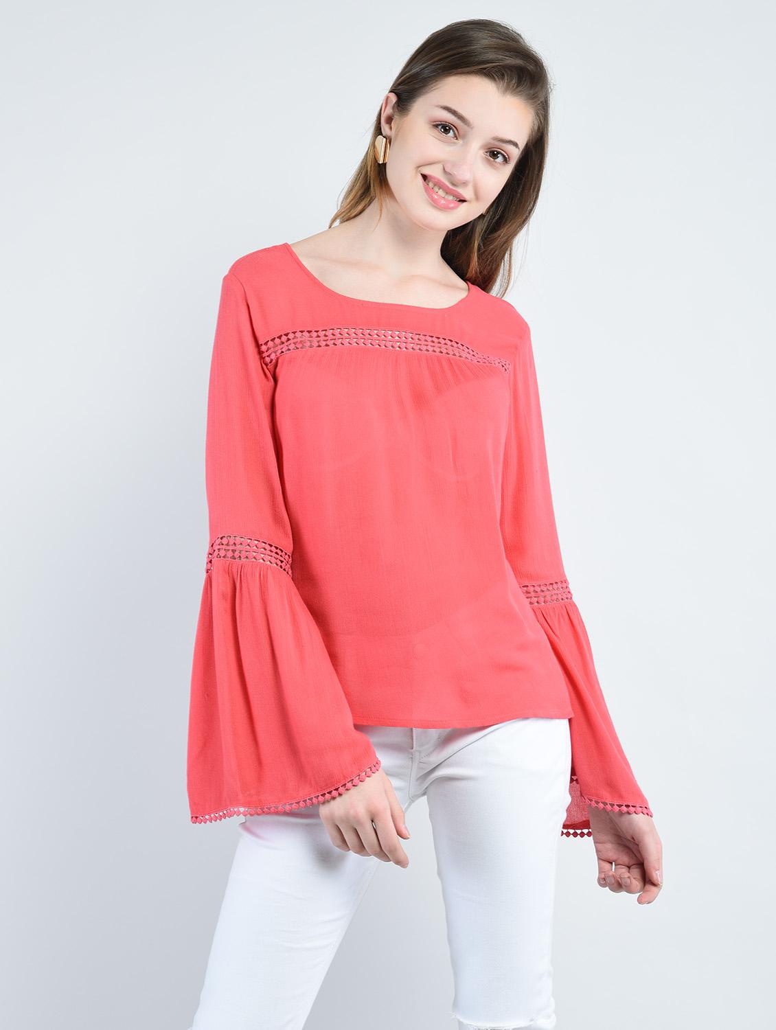women's straight boat neck top - 14929079 -  Zoom Image - 0
