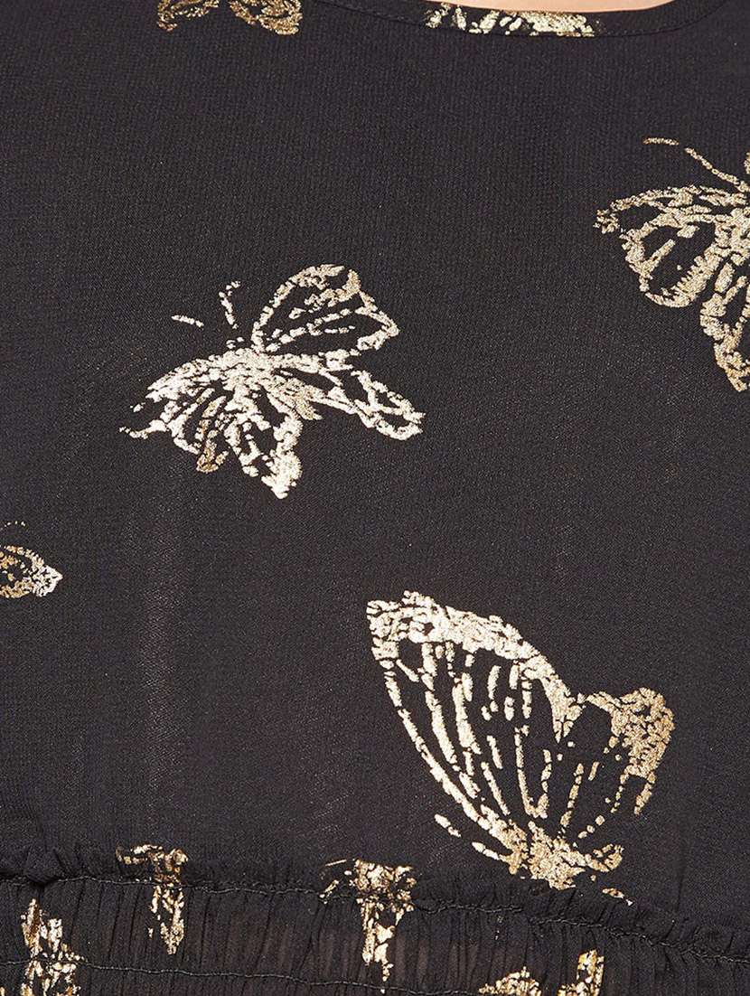 black polyester top - 14929380 -  Standard Image - 4