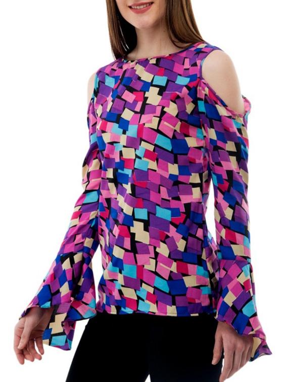 women's straight boat neck top - 14930587 -  Standard Image - 1