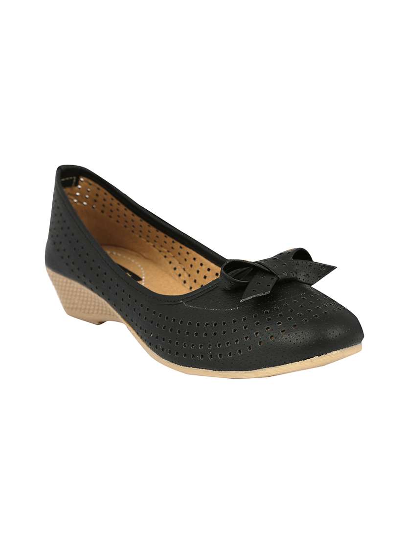 black slip on ballerinas