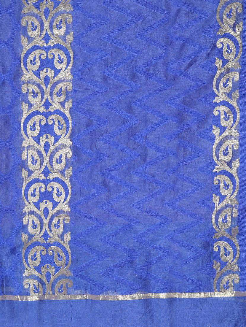 blue chanderi dupatta - 14934988 - Standard Image - 1