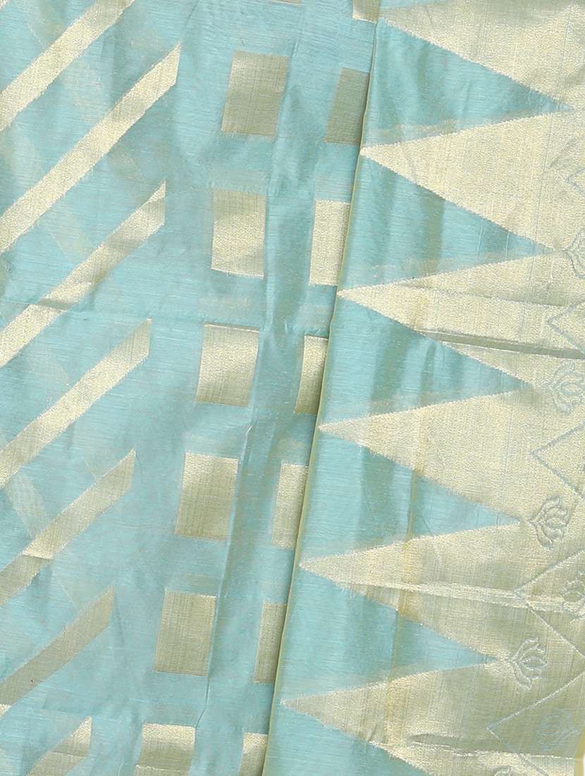 sky blue chanderi dupatta - 14935003 - Standard Image - 1