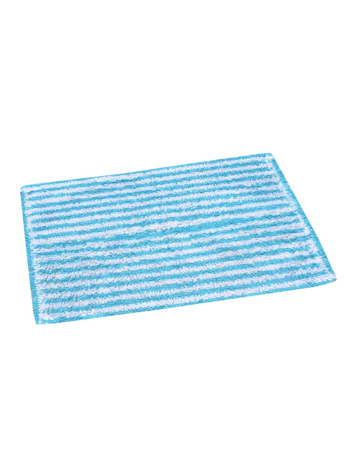 striped cotton mat