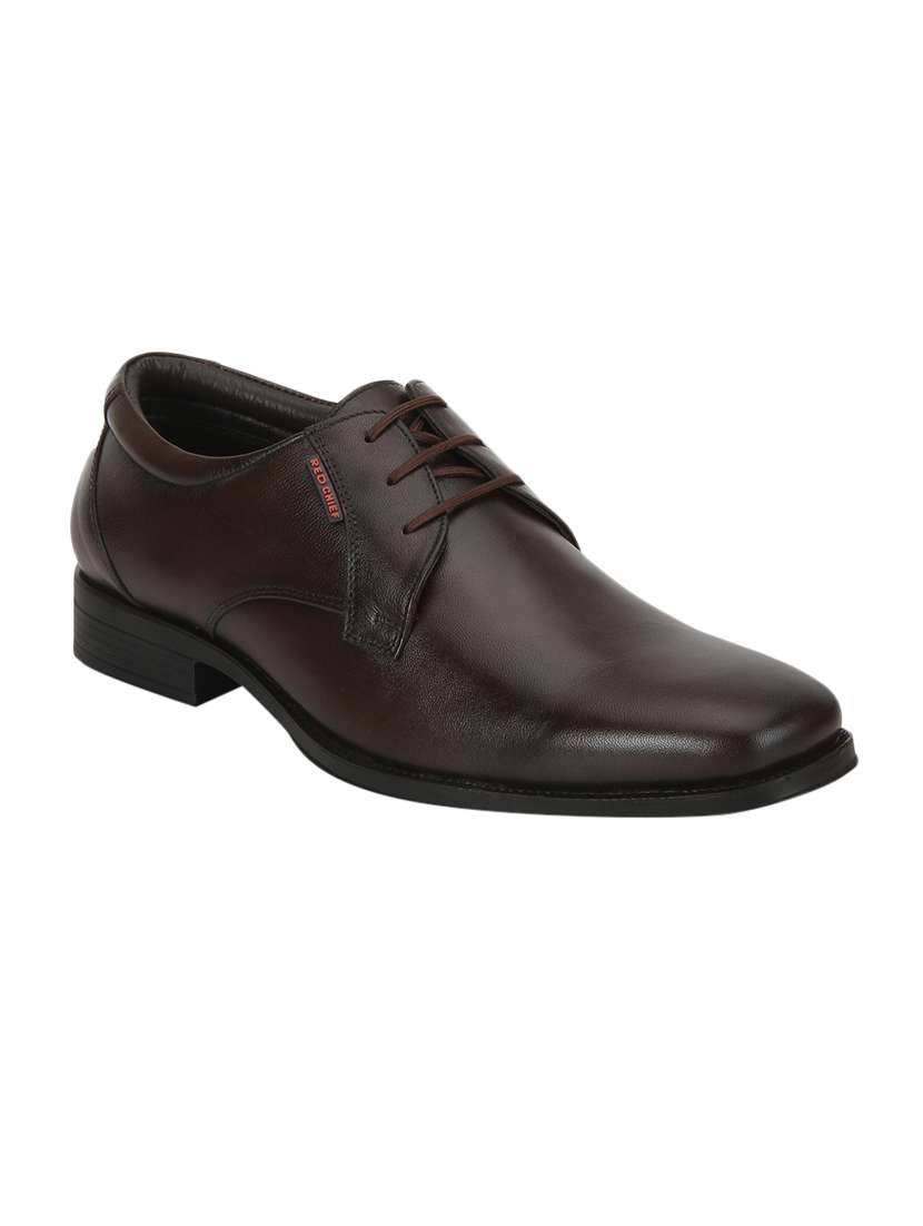 brown leather formal derby