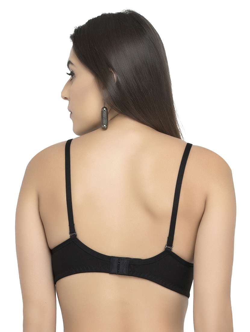 solid black hosery bra - 14938600 -  Standard Image - 1