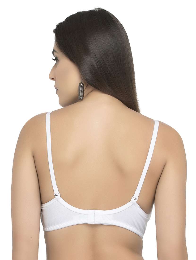 solid white hosery bra - 14938604 -  Standard Image - 1