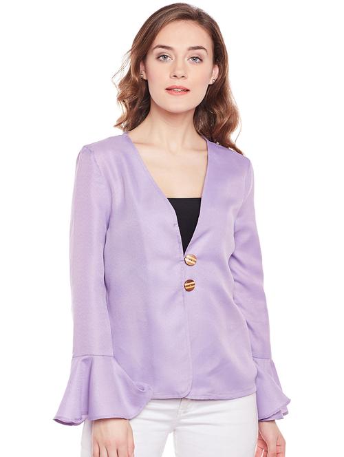 purple solid summer jacket - 14946772 -  Standard Image - 0
