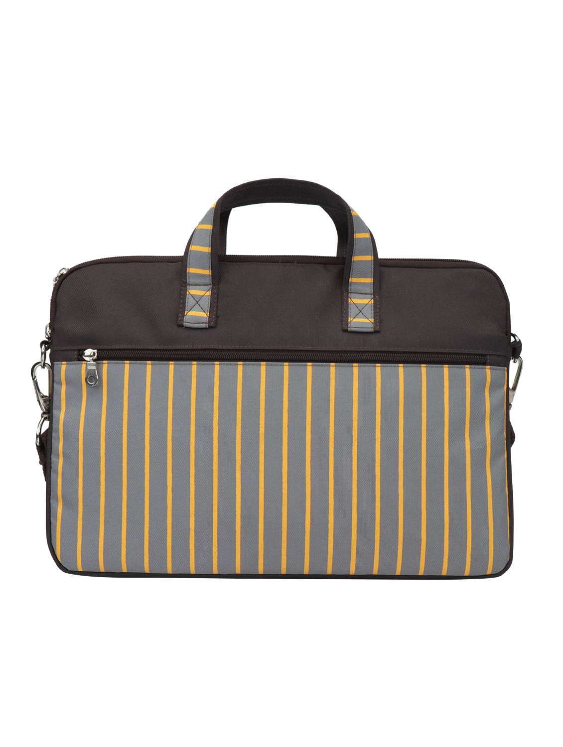 brown polyester laptop bag - 14948072 -  Standard Image - 1