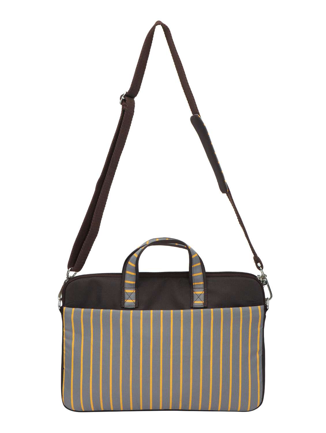 brown polyester laptop bag - 14948072 -  Standard Image - 4